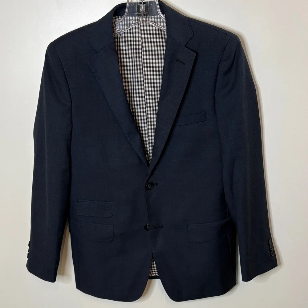 Zara Men's Navy Sport Coat Blazer